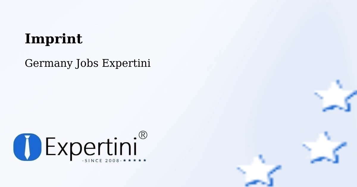 Imprint – Handewitt - Germany Jobs Expertini